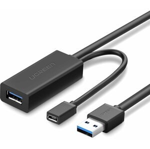 Adatkábel UGREEN USB 3.0 Extension Cable 5m Black