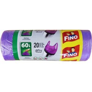Szemeteszsák FINO Color 60 l, 20 db