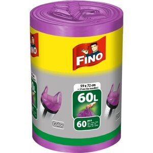 Szemeteszsák FINO Color 60 l-es füles, 60 db