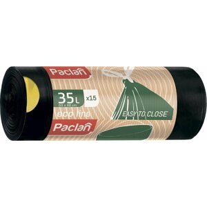 Szemeteszsák PACLAN Eco Line Összehúzható 35 l, 15 db, 23MY