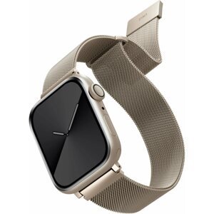 Szíj Uniq Dante Szíj Apple Watch 42/44/45/Ultra 49mm okosórához, starlight