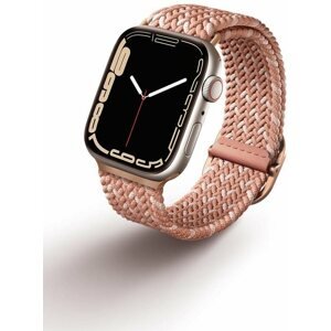 Szíj Uniq Aspen Designer Edition Szíj az Apple Watch 38/40/41mm okosórához - rózsaszín