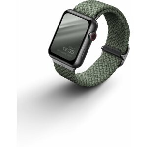 Szíj UNIQ Aspen Braided Szíj Apple Watch 42/44/45/Ultra 49mm okosórához - zöld