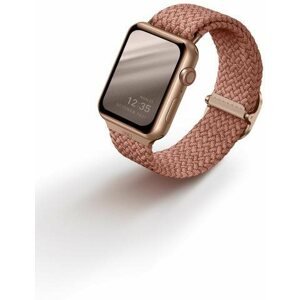 Szíj Uniq Aspen Braided Szíj az Apple Watch 42/44/45/Ultra 49mm okosórához - rózsaszín