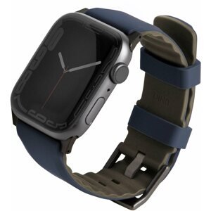 Szíj UNIQ Linus Airsoft Apple Watch 42/44/45/Ultra 49mm kék szilikon szíj