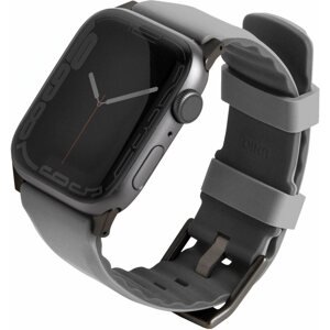 Szíj UNIQ Linus Airsoft Apple Watch 42/44/45/Ultra 49mm szürke szilikon szíj