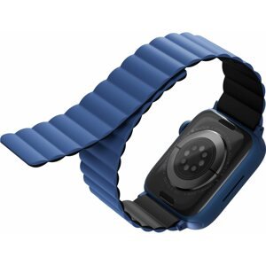 Szíj Uniq Revix Reversible Magnetic Szíj 38/40/41mm-es Apple Watch okosórához - kék/fekete