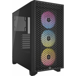 Számítógépház Corsair iCUE 3000D RGB AIRFLOW Black