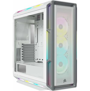 Számítógépház Corsair iCUE 5000T RGB Tempered Glass White