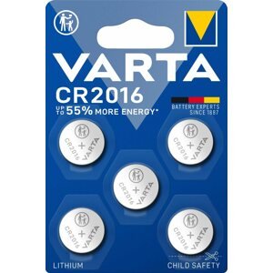 Gombelem VARTA Speciális lítium elem CR 2016 - 5 db