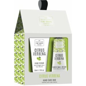 Kozmetikai ajándékcsomag SCOTTISH FINE SOAPS Kézápoló szett - Citrus Verbena, 2 db
