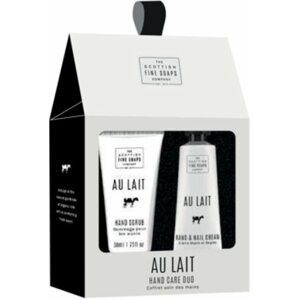 Kozmetikai ajándékcsomag SCOTTISH FINE SOAPS kézápoló szett - Au Lait, 2 db