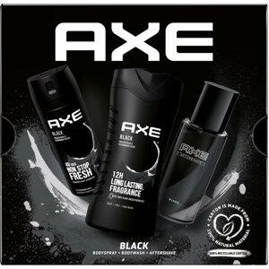 Kozmetikai ajándékcsomag Axe Black ajándékcsomag borotválkozás utáni arcvízzel