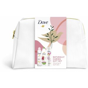 Kozmetikai ajándékcsomag DOVE Glowing Kozmetikai táska hölgyeknek