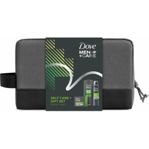 Kozmetikai ajándékcsomag Dove Men+Care Extra Fresh Kozmetikai táska férfiaknak