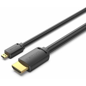 Videokábel Vention HDMI-D Male to HDMI-A Male 4K HD Cable 2m Black