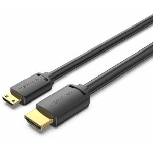 Videokábel Vention HDMI-C Male to HDMI-A Male 4K HD Cable 1m Black