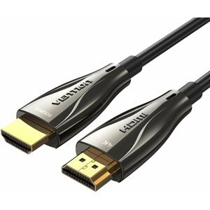 Videokábel Vention Optical HDMI 2.0 Cable 2M Black Zinc Alloy Type