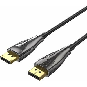 Videokábel Vention Optical DP 1.4 (Display Port) Cable 8K 1.5M Black Zinc Alloy Type