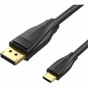 Videokábel Vention USB-C to DP 1.2 (Display Port) Cable 2M Black
