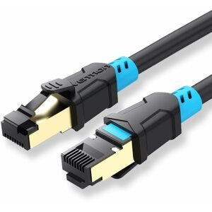 Hálózati kábel Vention Cat.6 SFTP Patch Cable 0.75M Black