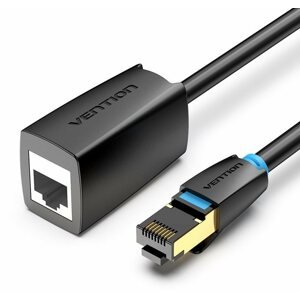 Hálózati kábel Vention Cat.8 SFTP hosszabbító kábel 10M fekete