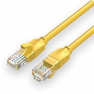Hálózati kábel Vention Cat.6 UTP Patch Cable 1 m, Yellow