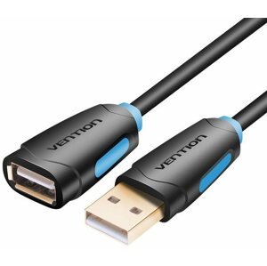 Adatkábel Vention USB2.0 Extension Cable 0.5m Black