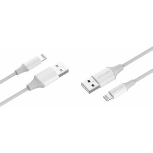 Adatkábel Vention USB to Lightning MFi Cable 1m White