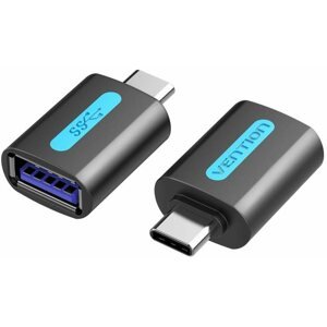 Átalakító Vention USB-C to USB 3.0 Female OTG Adapter Black PVC Type