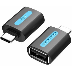 Átalakító Vention USB-C to USB 2.0 Female OTG Adapter Black PVC Type