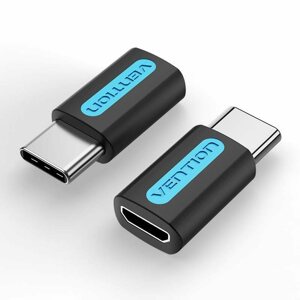Átalakító Vention USB-C (M) to Micro USB 2.0 (F) Adapter Black PVC Type