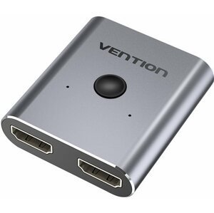 Switch Vention 2-Port HDMI Bi-Direction Switcher Silver