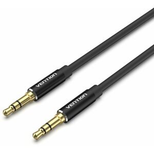 Audio kábel Vention 3,5 mm Male to Male Audio Cable 5 m Black Aluminum Alloy Type
