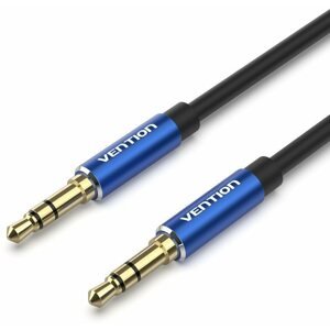 Audio kábel Vention 3,5 mm Male to Male Audio Cable 0,5 m Blue Aluminum Alloy Type