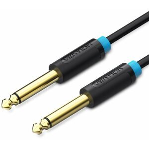 Audio kábel Vention 6,5mm Jack Male to Male Audio Cable 1,5m - fekete