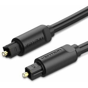 Audio kábel Vention Optical Fiber Toslink Audio Cable 1m - fekete