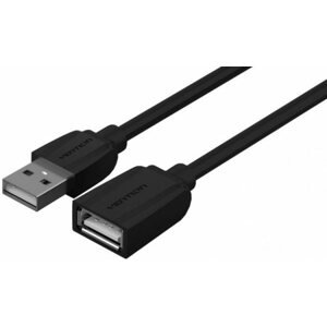 Adatkábel Vention USB2.0 Extension Cable 0,5m Black