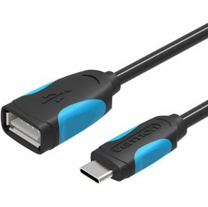 Adatkábel Vention Type-C (USB-C) to USB 3.0 OTG Cable 0.1m Black