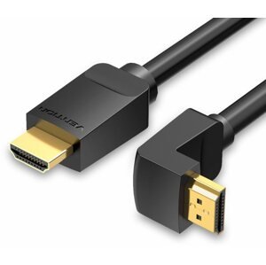 Videokábel Vention HDMI 2.0 Right Angle Cable 270 Degree 3m Black