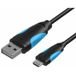 Adatkábel Vention USB2.0 -> microUSB Cable 1m Black