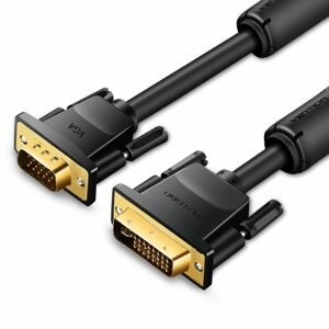 Videokábel Vention DVI (24+5) to VGA Cable 10m Black