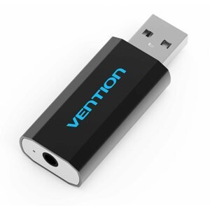 Külső hangkártya Vention USB External Sound Card Black