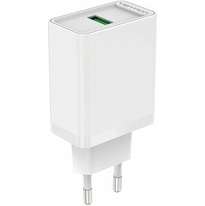 Hálózati adapter Vention 1-port USB Wall Quick Charger (18W) White