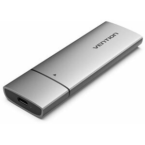 Külső merevlemez ház Vention M.2 NVMe SSD Enclosure (USB 3.1 Gen 2-C) Gray Aluminum Alloy Type