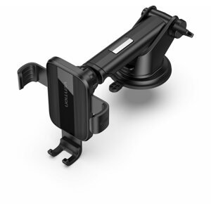 Telefontartó Vention Auto-Clamping Car Phone Mount With Suction Cup Black Square Type
