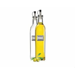 Asztali fűszertartó BANQUET CULINARIA Olaj- és ecettartó üveg, 2 db, 500 ml A00959