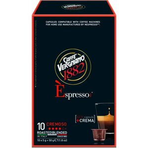 Kávékapszula Caffe Vergnano Cremoso, kapszulás kávé, 12 db