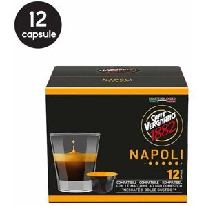 Kávékapszula Caffe Vergnano Napoli, kapszulás kávé, 12 db