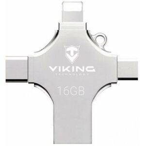 Pendrive Viking USB Flash Disk 16GB 4v1 ezüst